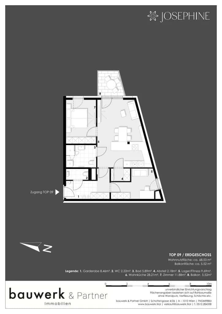 3-Zimmer-Wohnung kaufen in Wien – 68,72 m², € 439.800 – Bild 11 von 11
