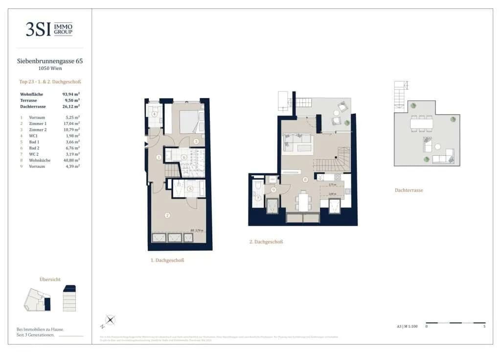 3-Zimmer-Wohnung kaufen in Wien – 93,94 m², € 1.070.000 – Bild 24 von 24