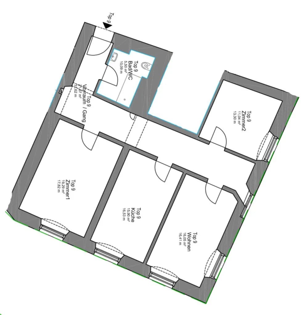 3-Zimmer-Wohnung mieten in Schwaz – 89,15 m², € 1.098 – Bild 10 von 10