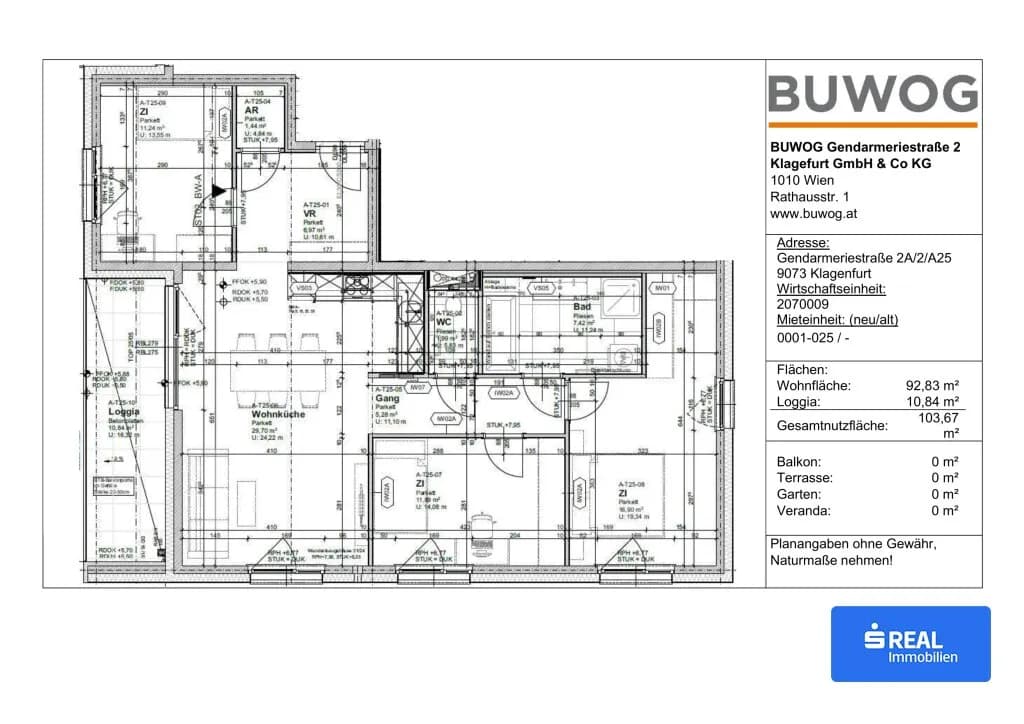 4-Zimmer-Wohnung kaufen in Klagenfurt – 92,83 m², € 544.900 – Bild 12 von 13