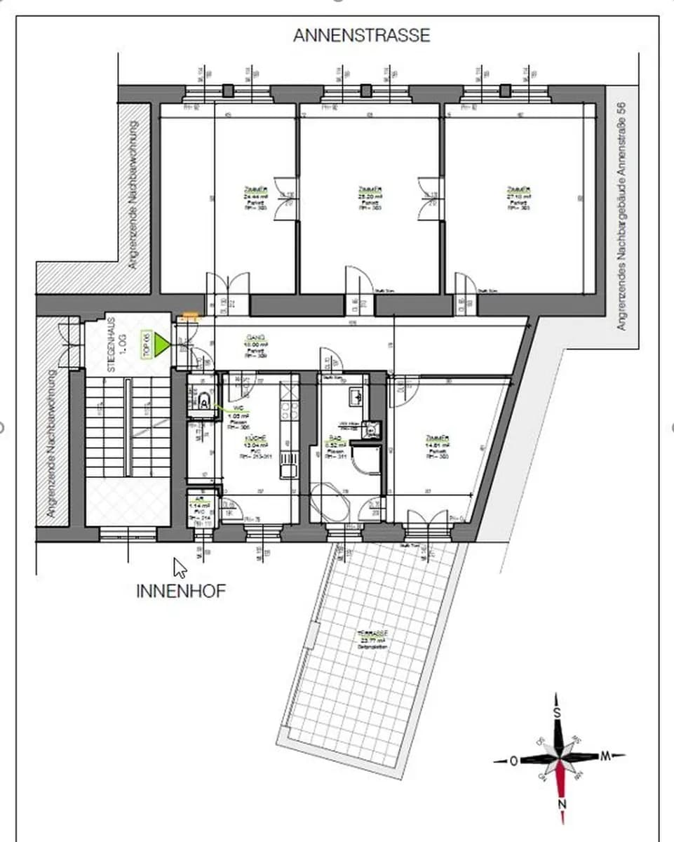 4-Zimmer-Wohnung mieten in Graz – 135,02 m², € 1.499 – Bild 3 von 10
