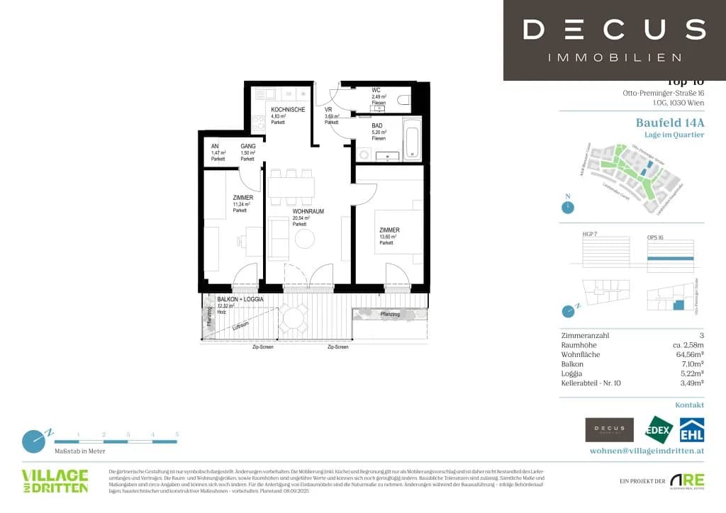 Immobilie kaufen in Wien – 64,56 m², € 458.100 – Bild 12 von 12