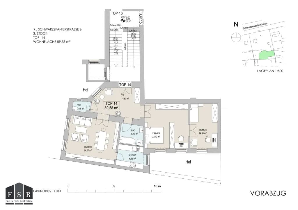 3-Zimmer-Wohnung kaufen in Wien – 89,58 m², € 875.000 – Bild 32 von 33