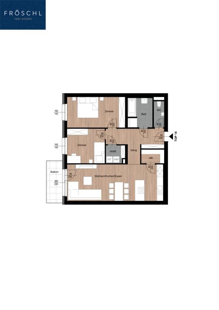 3-Zimmer-Wohnung mieten in Waidhofen an der Thaya – 87 m², € 1.205 – Bild 32 von 38