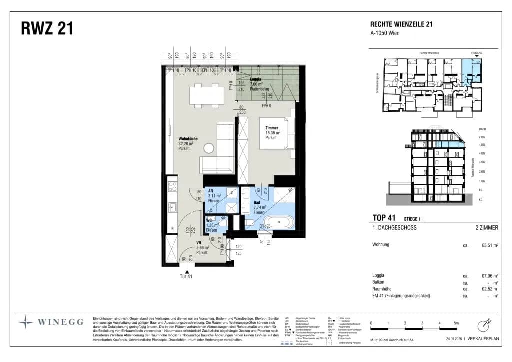 2-Zimmer-Wohnung kaufen in Wien – 65,51 m², € 1.080.000 – Bild 14 von 14