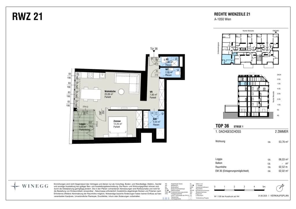 2-Zimmer-Wohnung kaufen in Wien – 53,76 m², € 790.000 – Bild 14 von 14