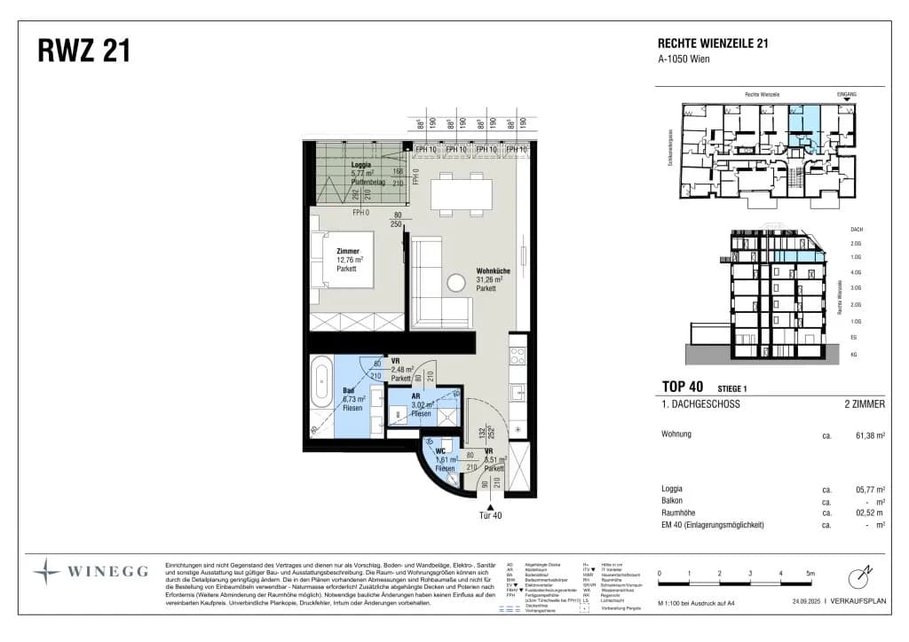 2-Zimmer-Wohnung kaufen in Wien – 61,38 m², € 990.000 – Bild 14 von 14
