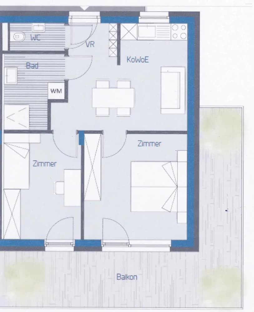 3-Zimmer-Wohnung mieten in Graz – 49,04 m², € 720 – Bild 2 von 10