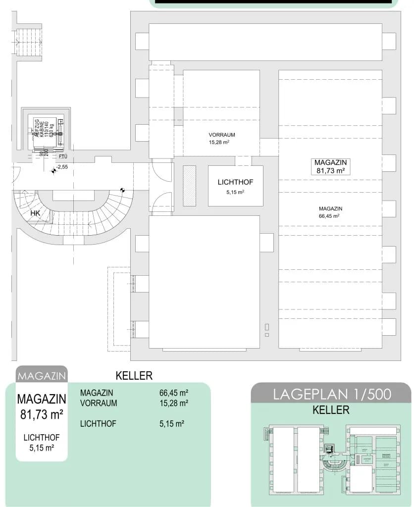 Gewerbeimmobilie kaufen in Wien – 82 m², € 190.000 – Bild 7 von 7