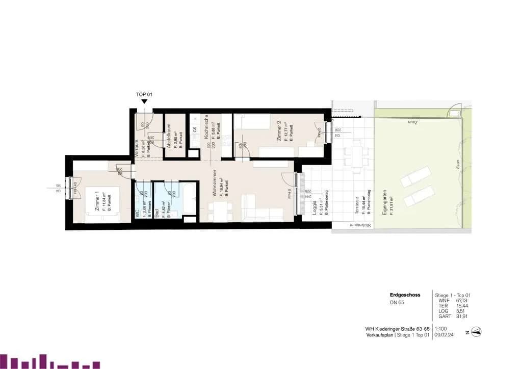 3-Zimmer-Gewerbeimmobilie kaufen in Wien – 68 m², € 399.000 – Bild 9 von 9