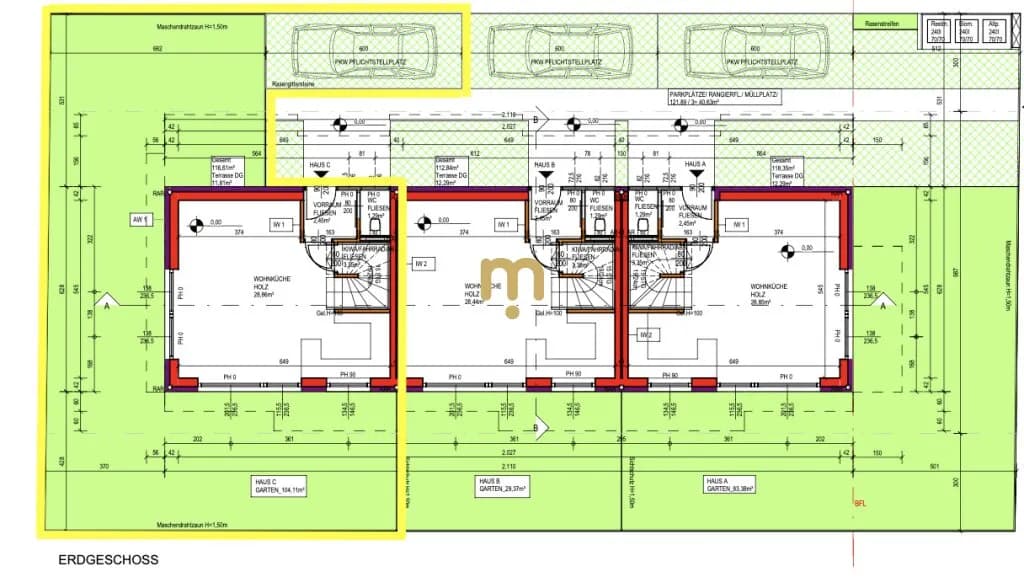 5-Zimmer-Haus kaufen in Wien – 116,61 m², € 535.000 – Bild 18 von 20