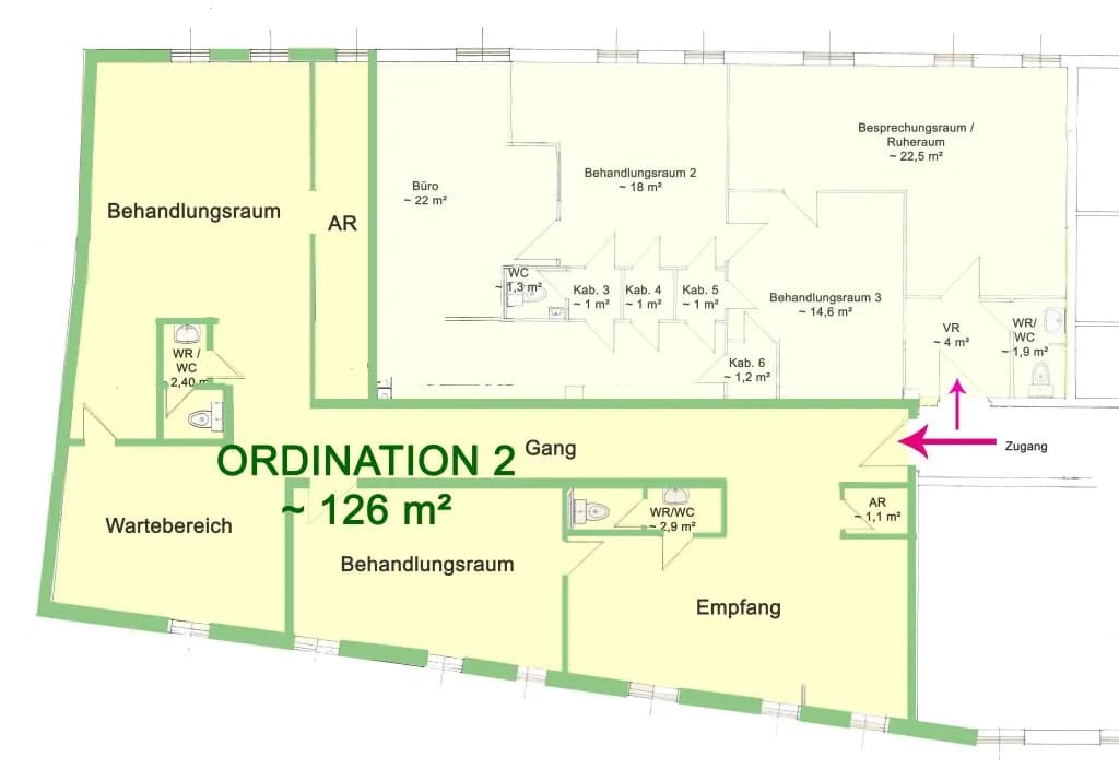 Gewerbeimmobilie mieten in Wien – 126 m², € 2.800 – Bild 13 von 13