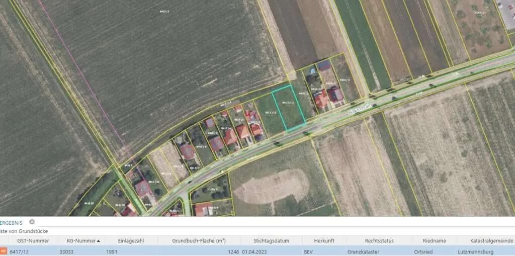 Grundstück kaufen in Oberpullendorf – 1 248 m², € 65.000 – Bild 4 von 5
