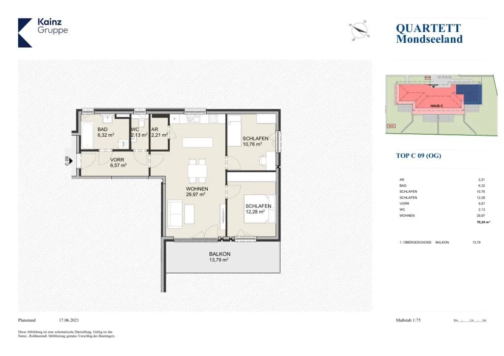 3-Zimmer-Wohnung kaufen in Vöcklabruck – 70,24 m², € 329.000 – Bild 23 von 23