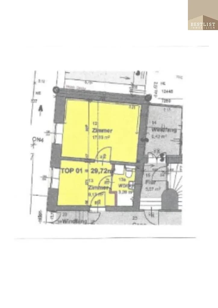 1-Zimmer-Wohnung mieten in Baden – 30 m², € 449 – Bild 11 von 11