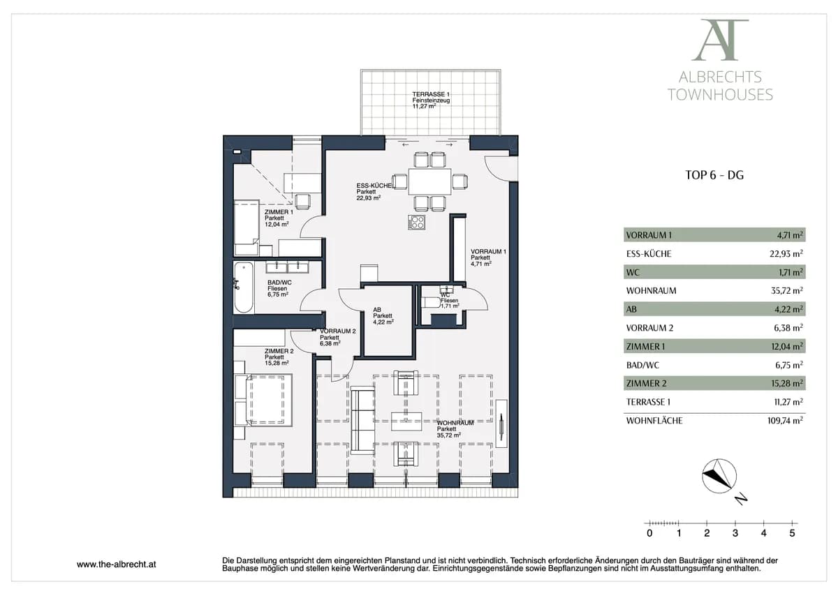 4-Zimmer-Wohnung kaufen in Korneuburg – 107,74 m², € 769.000 – Bild 8 von 17