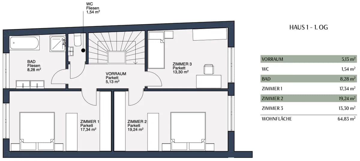 6-Zimmer-Wohnung kaufen in Korneuburg – 130 m², € 739.000 – Bild 2 von 17