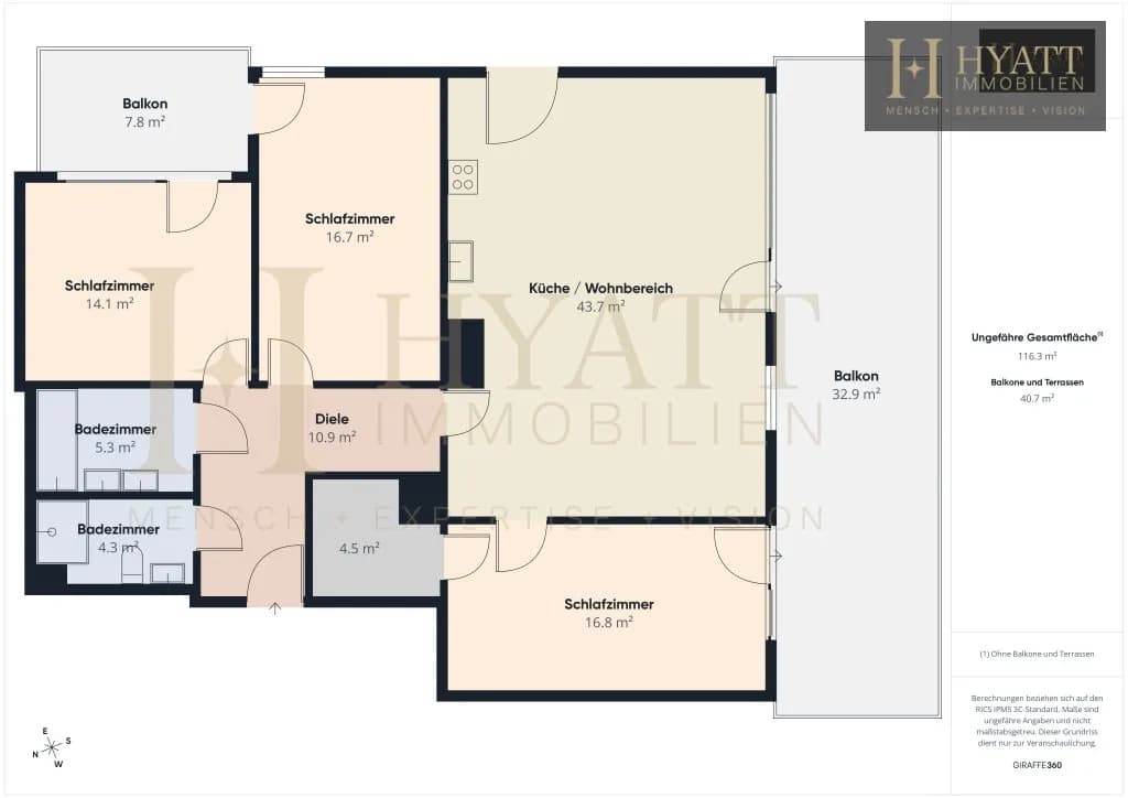 4-Zimmer-Wohnung kaufen in Wien – 122,81 m², € 1.150.000 – Bild 15 von 16