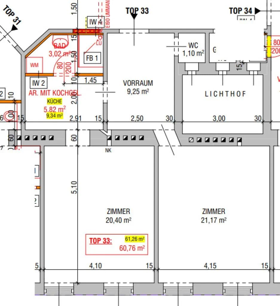 2-Zimmer-Wohnung kaufen in Wien – 60,76 m², € 215.000 – Bild 16 von 16