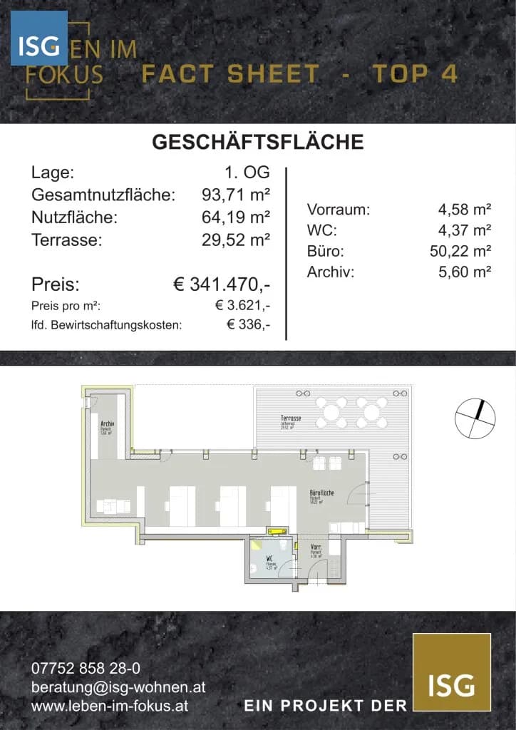 1-Zimmer-Gewerbeimmobilie kaufen in Ried im Innkreis – 64 m², € 341.470 – Bild 11 von 11