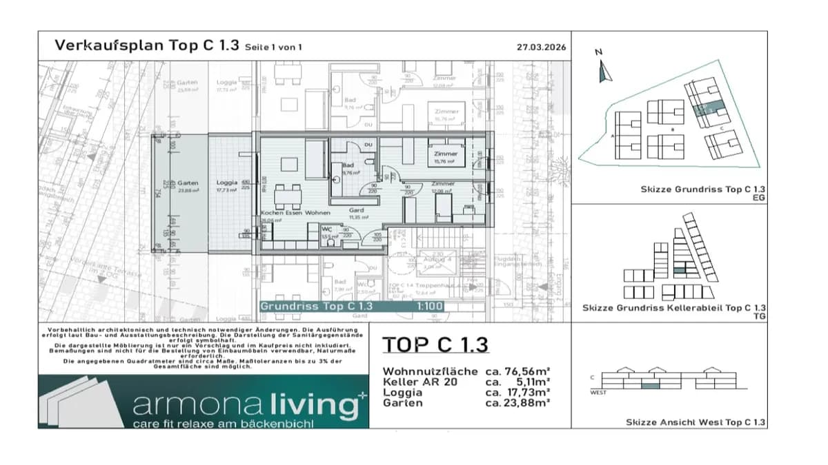 3-Zimmer-Wohnung kaufen in Kufstein – 76,49 m², € 471.662 – Bild 5 von 10