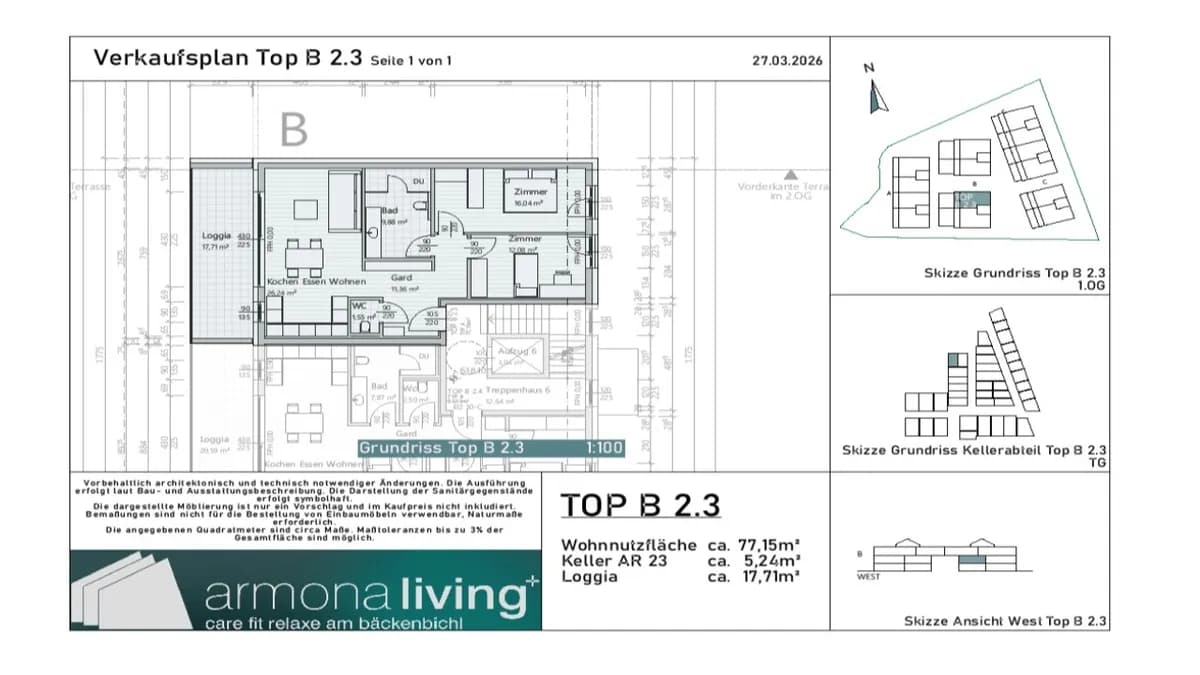 3-Zimmer-Wohnung kaufen in Kufstein – 76,49 m², € 471.662 – Bild 6 von 10