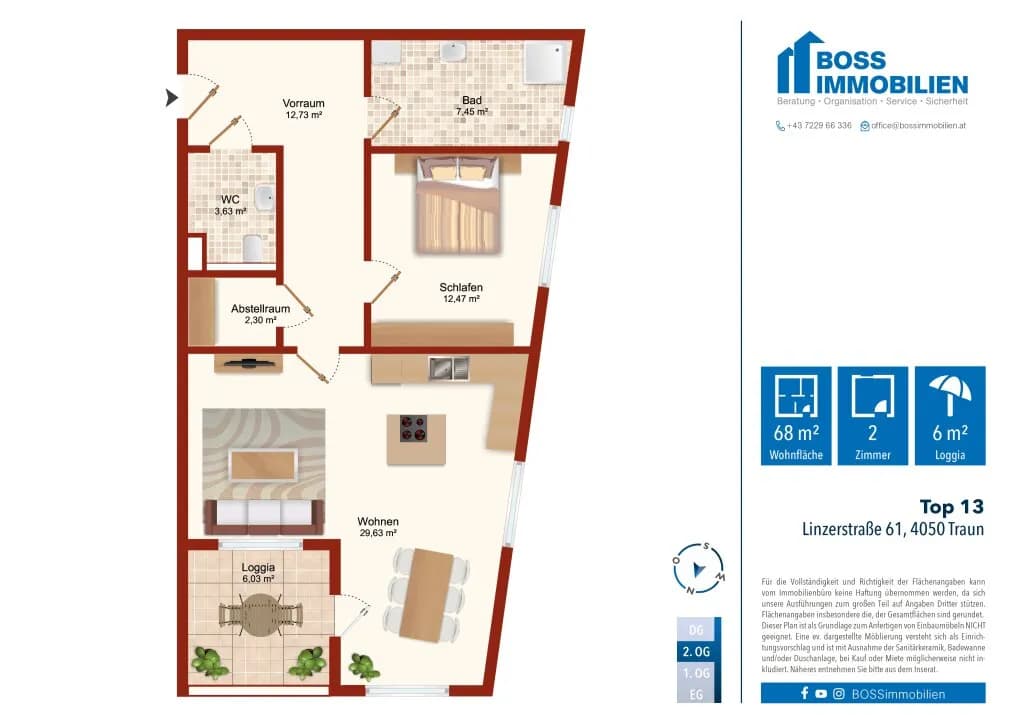 2-Zimmer-Wohnung kaufen in Linz Land – 68,21 m², € 319.000 – Bild 18 von 18