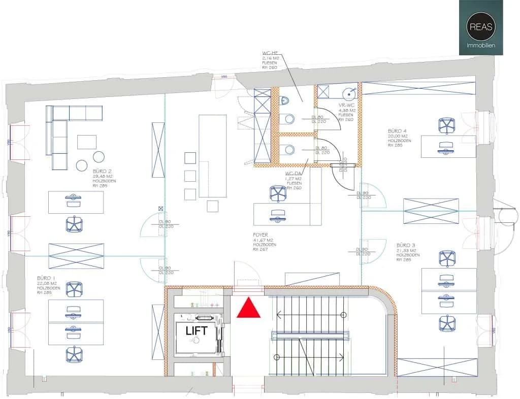 4-Zimmer-Gewerbeimmobilie kaufen in Wien – 142 m², € 650.000 – Bild 41 von 42