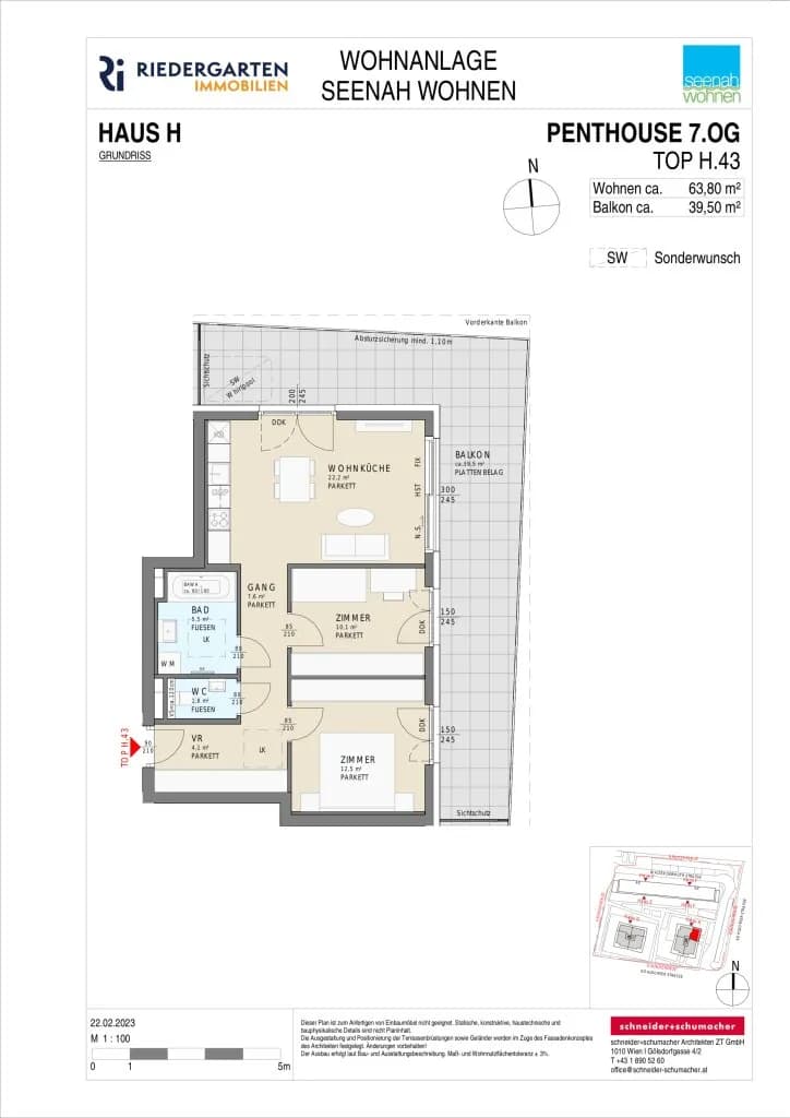 3-Zimmer-Wohnung kaufen in Klagenfurt – 63,8 m², € 445.000 – Bild 8 von 8