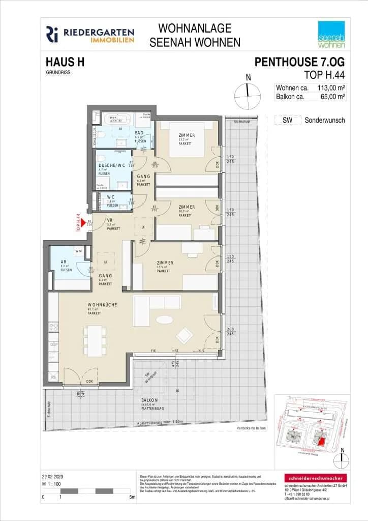 4-Zimmer-Wohnung kaufen in Klagenfurt – 113 m², € 830.000 – Bild 7 von 7