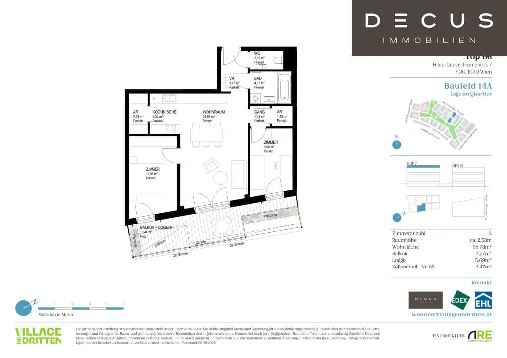 Immobilie kaufen in Wien – 68,73 m², € 571.500 – Bild 11 von 11