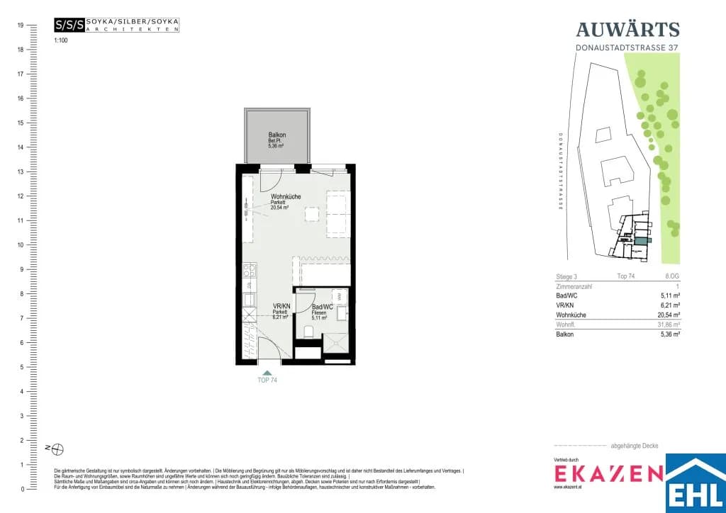 1-Zimmer-Wohnung mieten in Wien – 31,86 m², € 1.029 – Bild 20 von 20