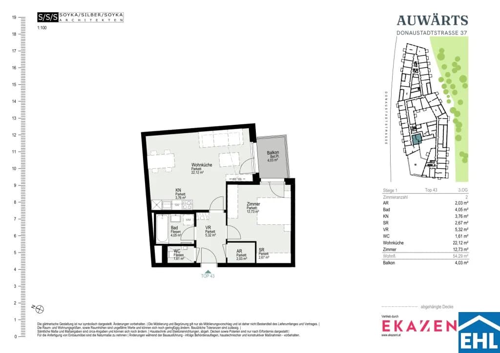 2-Zimmer-Wohnung mieten in Wien – 54,29 m², € 1.330 – Bild 20 von 20