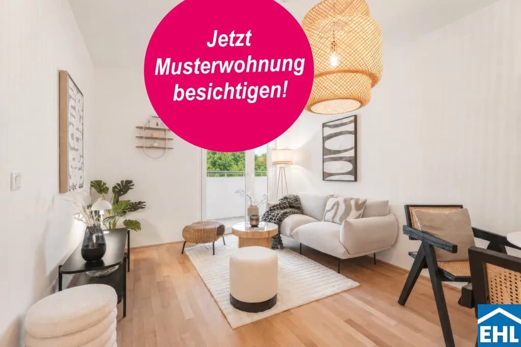 2-Zimmer-Wohnung mieten in Wien – 42,63 m², € 1.090 – Bild 1 von 20