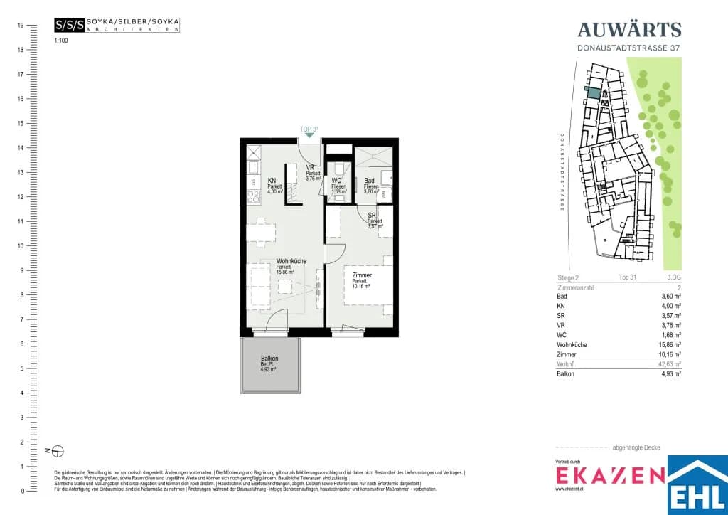 2-Zimmer-Wohnung mieten in Wien – 42,13 m², € 1.085 – Bild 20 von 20