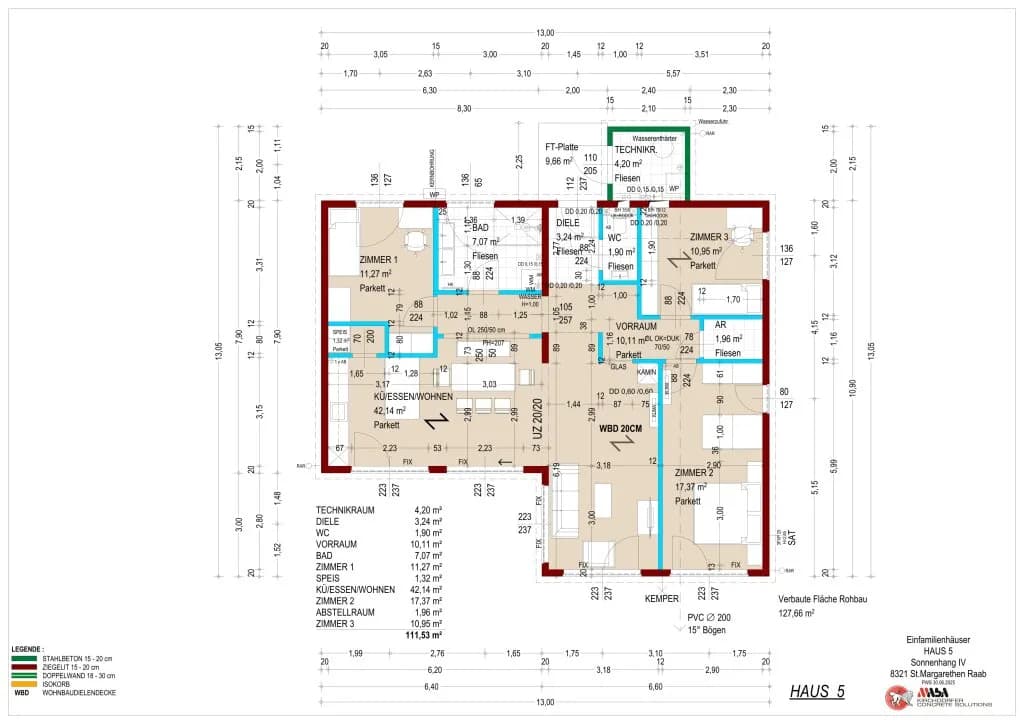 4-Zimmer-Haus kaufen in Weiz – 112 m², € 518.000 – Bild 11 von 13