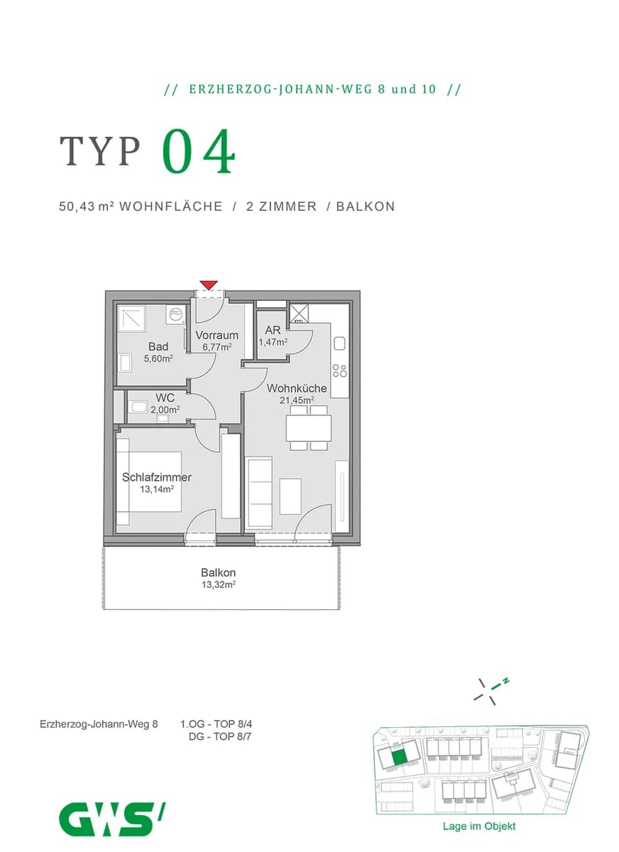 2-Zimmer-Wohnung kaufen in Leibnitz – 51,46 m², € 196.801 – Bild 6 von 6
