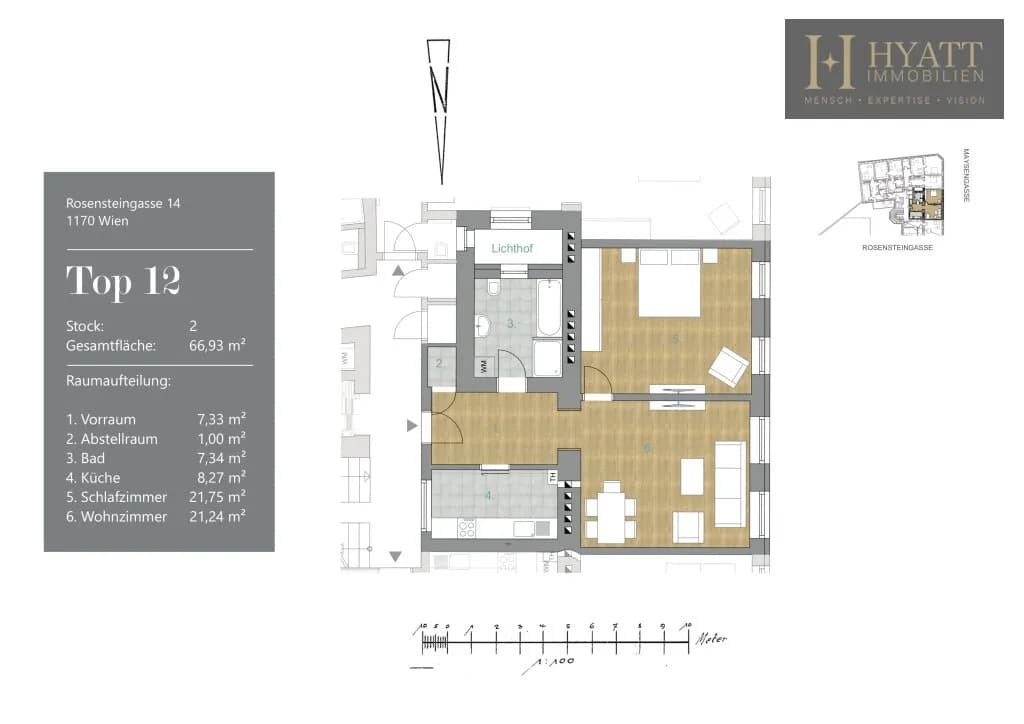 2-Zimmer-Wohnung kaufen in Wien – 66,93 m², € 359.000 – Bild 9 von 9