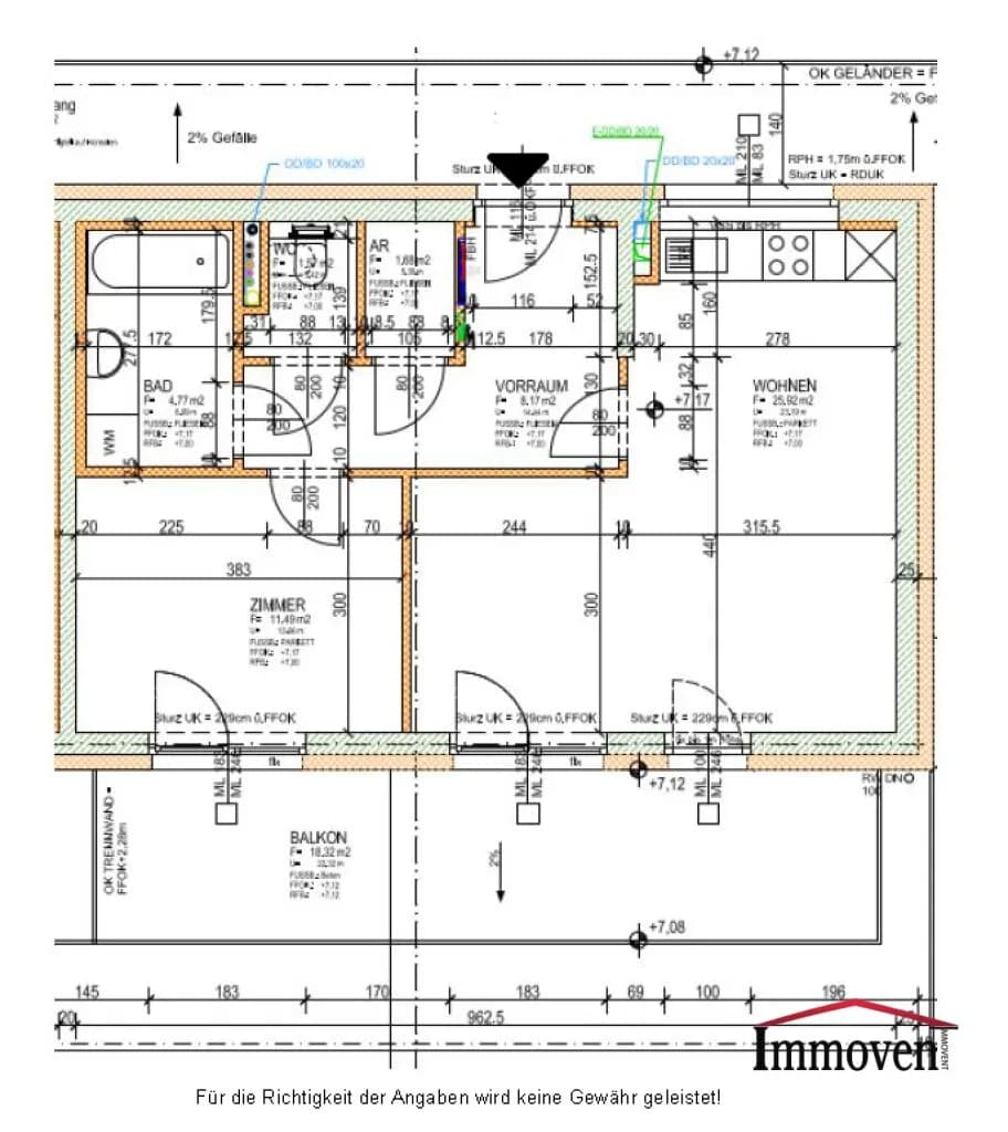 2-Zimmer-Wohnung mieten in Graz – 54 m², € 840 – Bild 16 von 16