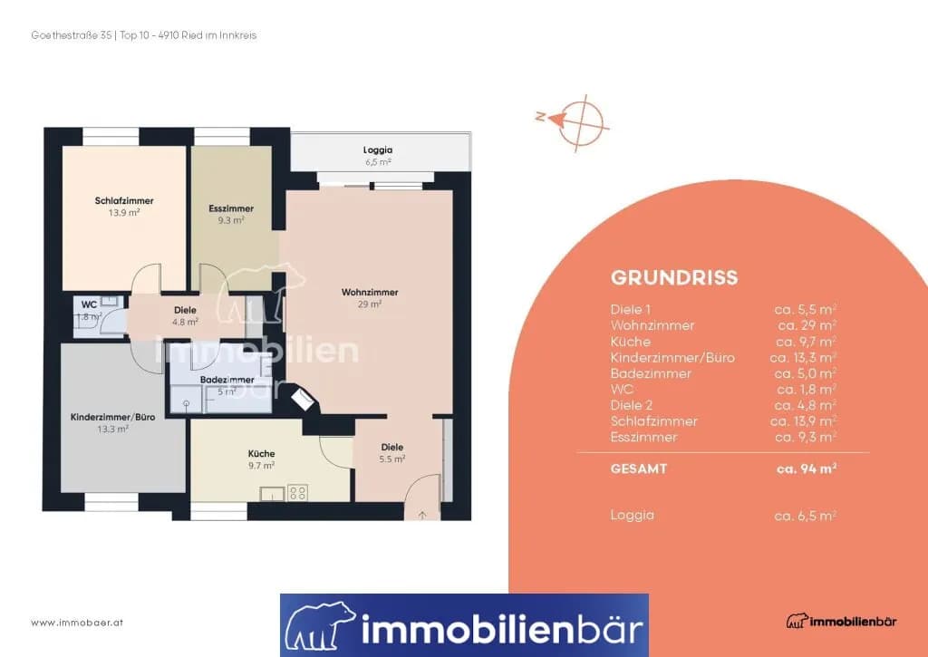 4-Zimmer-Wohnung kaufen in Ried im Innkreis – 94 m², € 330.000 – Bild 14 von 17
