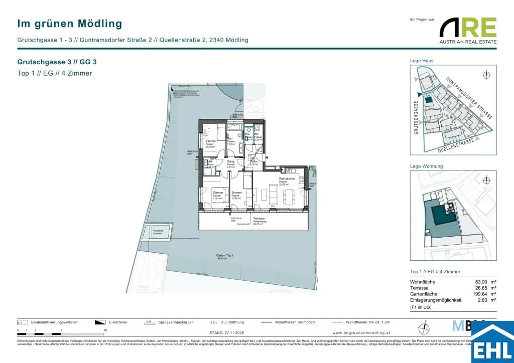 4-Zimmer-Wohnung kaufen in Mödling – 83,9 m², € 595.000 – Bild 9 von 9