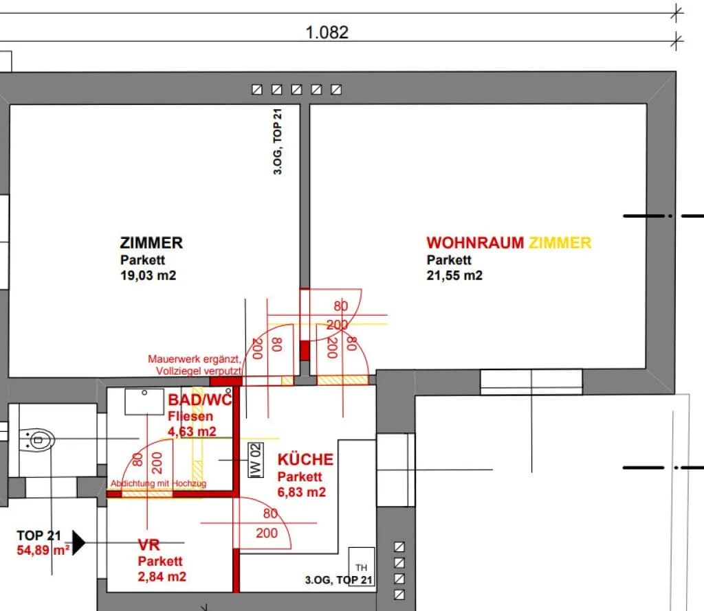 2-Zimmer-Wohnung kaufen in Wien – 54,89 m², € 266.850 – Bild 8 von 8