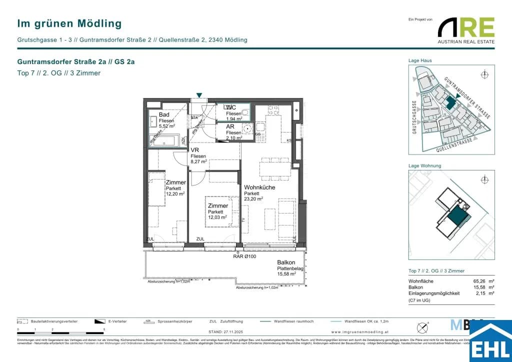 Immobilie kaufen in Mödling – 65,26 m², € 408.421 – Bild 8 von 8