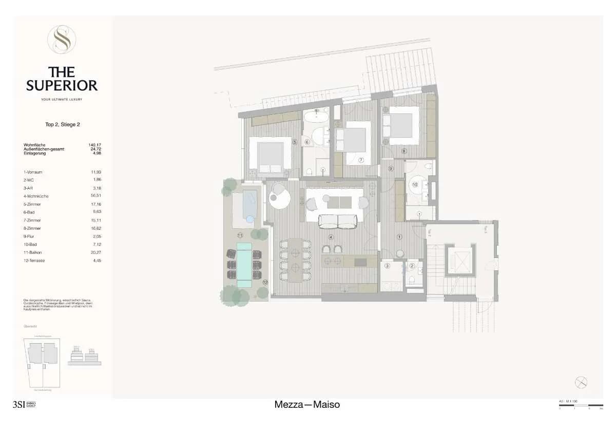 4-Zimmer-Wohnung kaufen in Wien – 140,17 m², € 1.999.000 – Bild 7 von 7