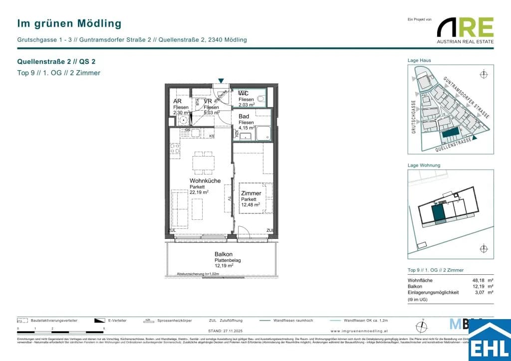 2-Zimmer-Wohnung kaufen in Mödling – 48,18 m², € 325.000 – Bild 10 von 10