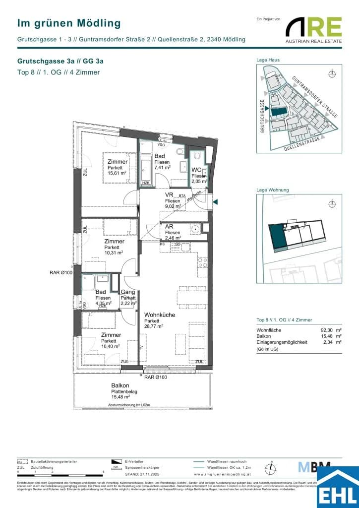4-Zimmer-Wohnung kaufen in Mödling – 92,3 m², € 609.500 – Bild 10 von 10