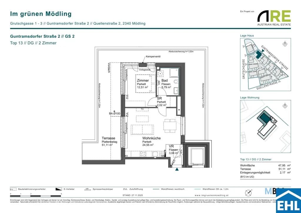 2-Zimmer-Wohnung kaufen in Mödling – 47,95 m², € 375.000 – Bild 10 von 10