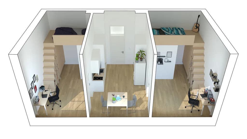 1-Zimmer-Wohnung mieten in Steyr – 12,04 m², € 474 – Bild 2 von 8