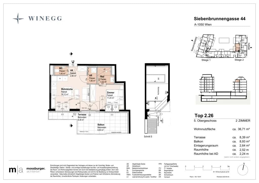 2-Zimmer-Wohnung kaufen in Wien – 36,71 m², € 398.800 – Bild 9 von 9