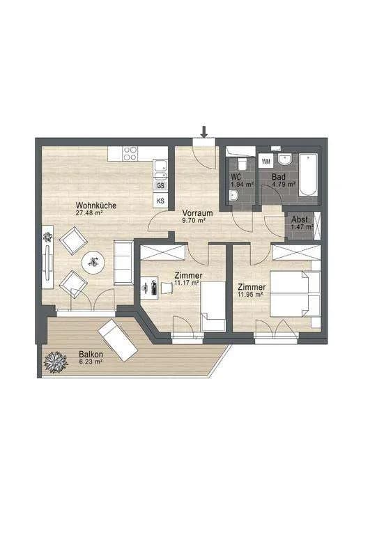 Wohnung mieten in Wien – Bild 5 von 7